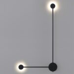 7008/10WL HIGHTECH ODL25 273 черный/металл/акрил Настенный светильник LED 3000/4000K тумблер на корп. 10W 220V CRI > 90 SATELLITE — изображение 4