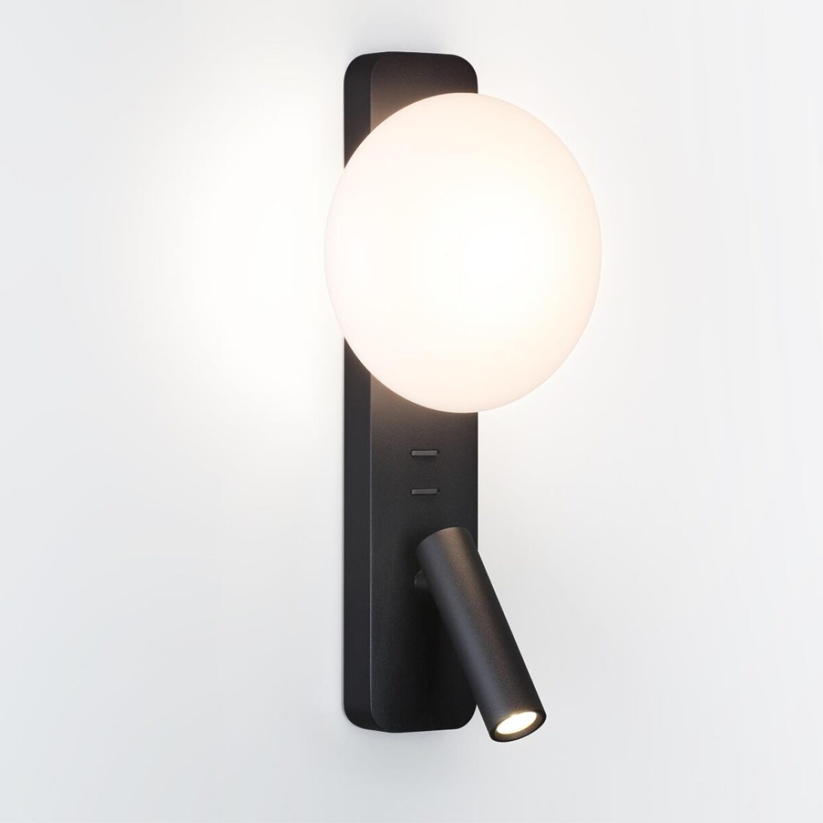 7048/5WL HIGHTECH ODL25 473 металл/акрил черный Настенный светильник IP20 LED 1*5W + 1*3W 2700K CRI>90 ALBERGO — изображение 3