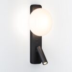 7048/5WL HIGHTECH ODL25 473 металл/акрил черный Настенный светильник IP20 LED 1*5W + 1*3W 2700K CRI>90 ALBERGO — изображение 3
