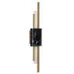 4361/10WL MIDCENT ODL23 175 черный мрамор/золотистый металл Настенный св-к IP20 LED 10W 3000K 625Лм MARMI