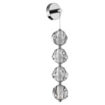 5084/17WL L-VISION ODL25 561 хром/прозрачный/металл/акрил Бра LED 17W 4000K 850Лм JEMSTONE