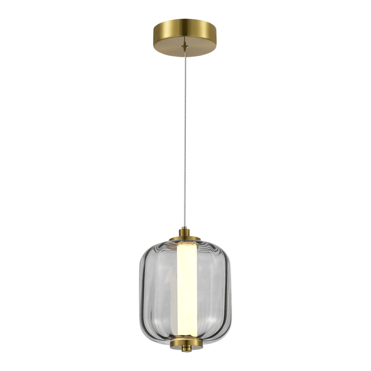SL1193.313.01 Подвес ST-Luce Латунь/Дымчатый LED 1*10,8W 3000K САММЕР — изображение 1
