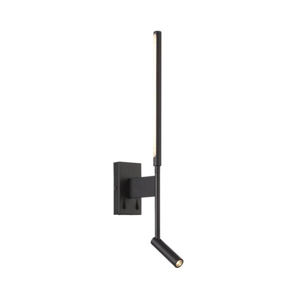 SL1580.401.02 Светильник настенный ST-Luce Черный/Белый LED 2*6+3W 3200K РАЛИО