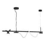 SL6118.403.03 Светильник подвесной ST-Luce Черный/Черный LED 2+1*3+11W 4000K МАРЛОУ — изображение 2