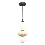 SL6134.413.01 Светильник подвесной ST-Luce черный/желтый, опаловый LED 1*18W 3000K ФЛОРЕНТИНИ