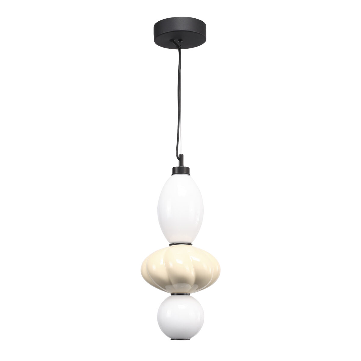 SL6134.413.01 Светильник подвесной ST-Luce черный/желтый, опаловый LED 1*18W 3000K ФЛОРЕНТИНИ — изображение 2
