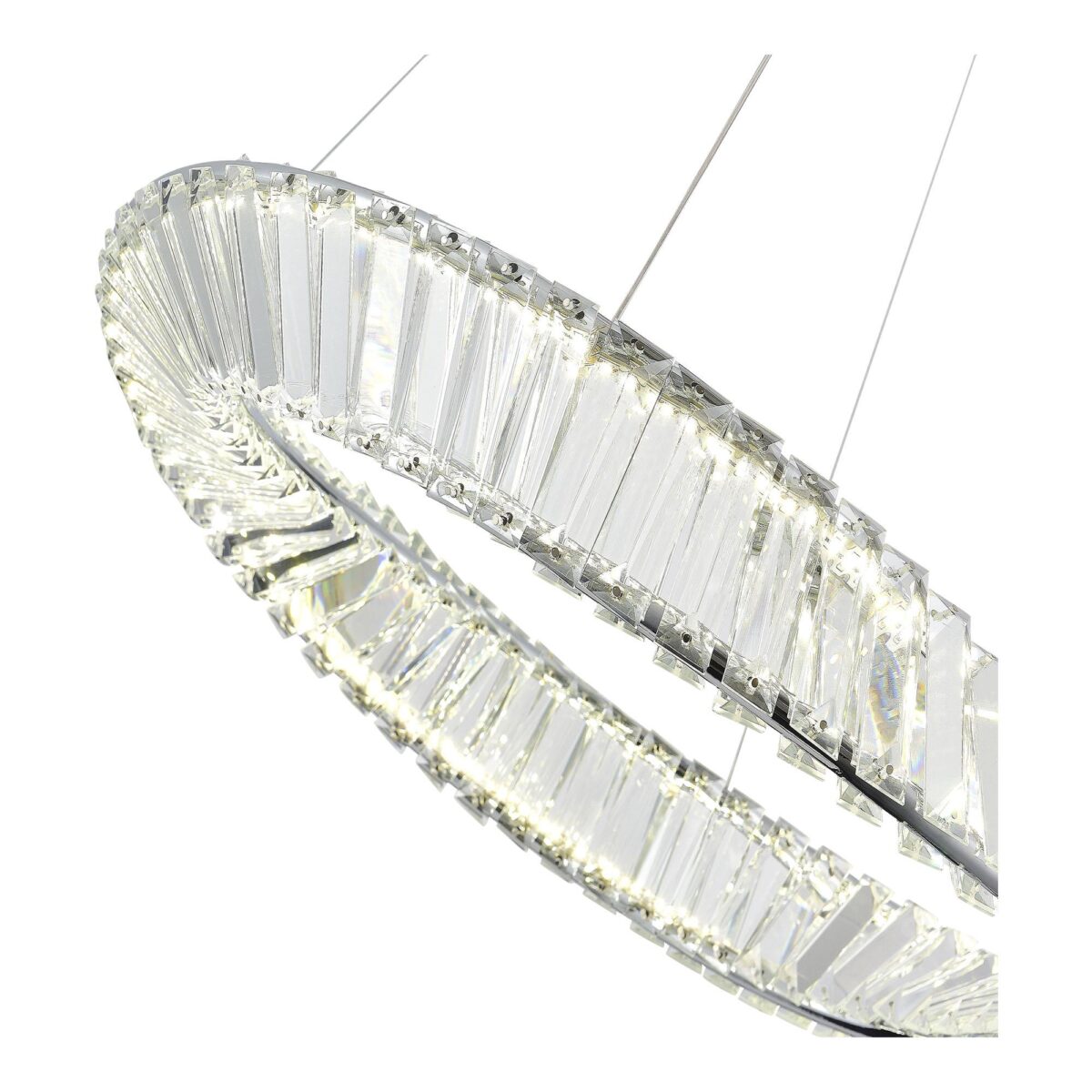 SL6204.101.01 Светильник подвесной ST-Luce Хром/Прозрачный LED 1*32W 4000K РИТОРТО — изображение 3