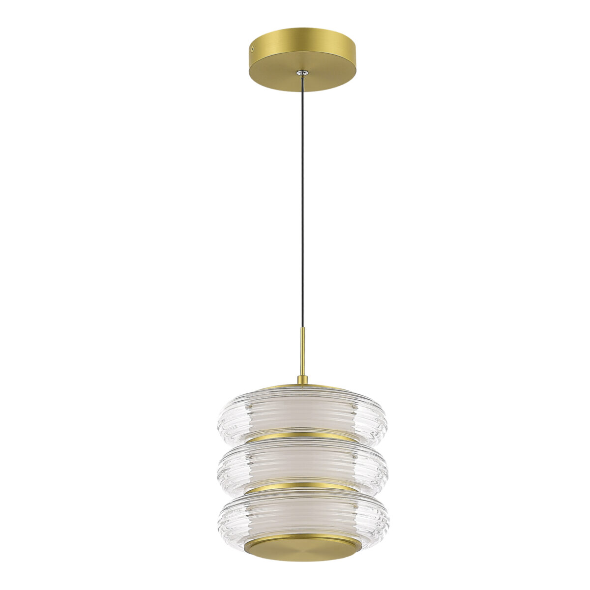 SL6239.203.03 Светильник подвесной ST-Luce золото/прозрачный LED 1*16W 3000K ФРИТЕЛЛА — изображение 2
