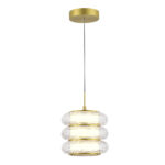SL6239.203.03 Светильник подвесной ST-Luce золото/прозрачный LED 1*16W 3000K ФРИТЕЛЛА — изображение 3
