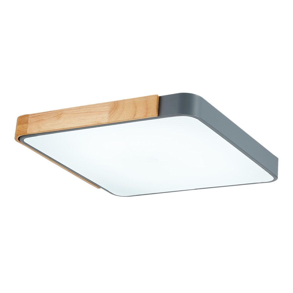 SLE201272-01 Светильник потолочный Серый, Светлое дерево/Белый LED 1*42W 3000K/4000K/6000K ФЕСТА — изображение 3