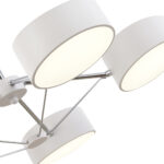 SLE6005-502-05 Светильник потолочный Белый, Хром/Белый LED 5*10W ВАЛЛЕ — изображение 5