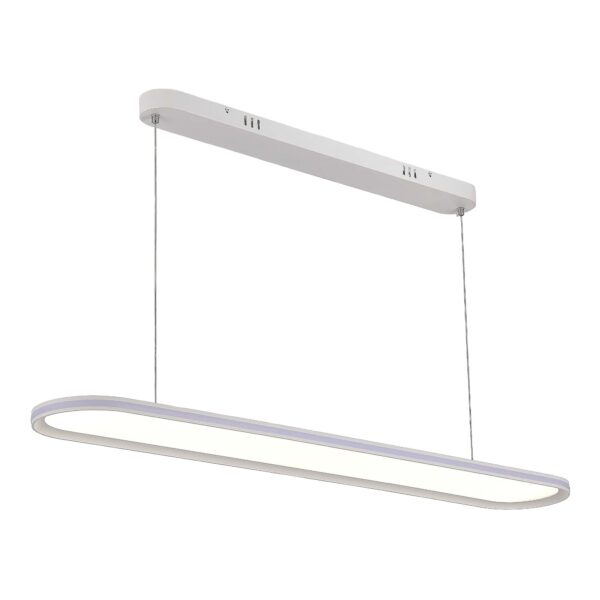 ST615.543.68 Светильник подвесной Белый LED 2*56+12W 4000K 5 780Lm Ra>80  IP20 L1 200xW150xH35 180-2 Подвесные светильники