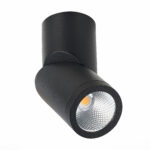 ST650.442.10 Светильник потолочный Черный LED 1*10W 4000K 800Lm Ra>90 38° IP44 D62xH151 165-265V Накладные светильники — изображение 2