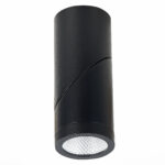 ST650.442.10 Светильник потолочный Черный LED 1*10W 4000K 800Lm Ra>90 38° IP44 D62xH151 165-265V Накладные светильники — изображение 4