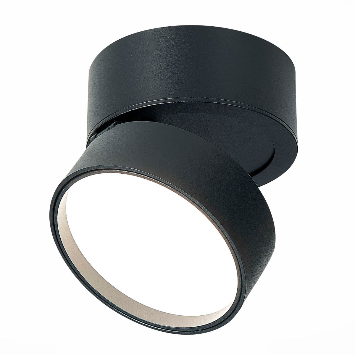ST651.442.14 Светильник потолочный поворотный Черный LED 1*14W 4000K 1 100Lm Ra>90 120° IP20 D105xH8 Накладные светильники — изображение 1