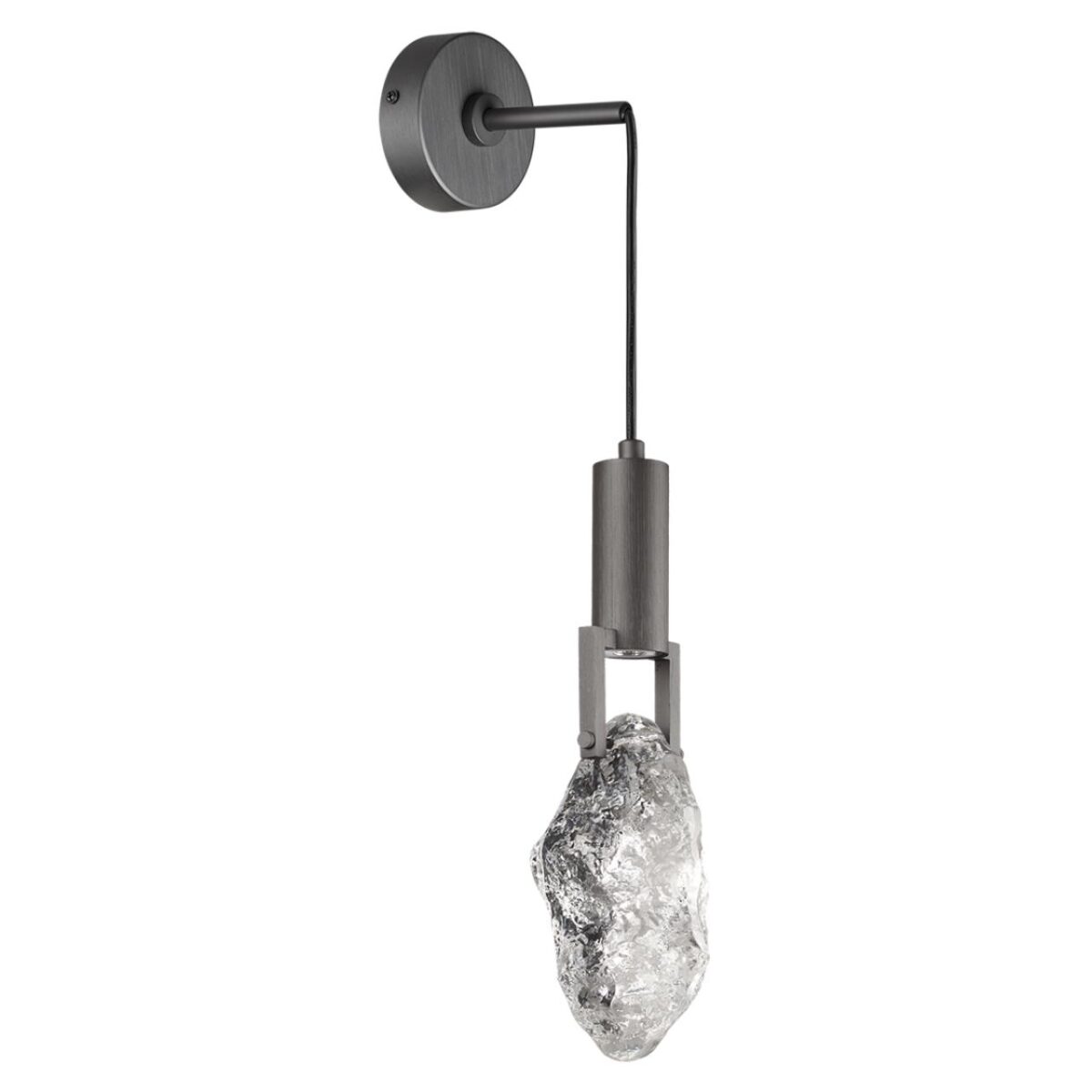 6695/5WL MIDCENT ODL24 239 Настенный светильник брашир. черный/металл/стекло IP20 LED 5W 200Лм 3000K LIA — изображение 1