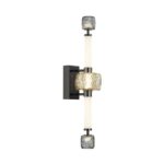 5427/28WL L-VISION ODL_EX24 000 черный хром/белый/дымчатый/коньячный/металл/стекло/акрил Бра LED 28W 3000K KLIFF — изображение 4
