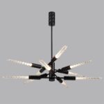5459/28L L-VISION ODL_EX26 041 черный глянцевый/прозрачн./металл/стекло Люстра LED 28W (10*2.8W) 3000K 1260Лм KOLOS — изображение 5