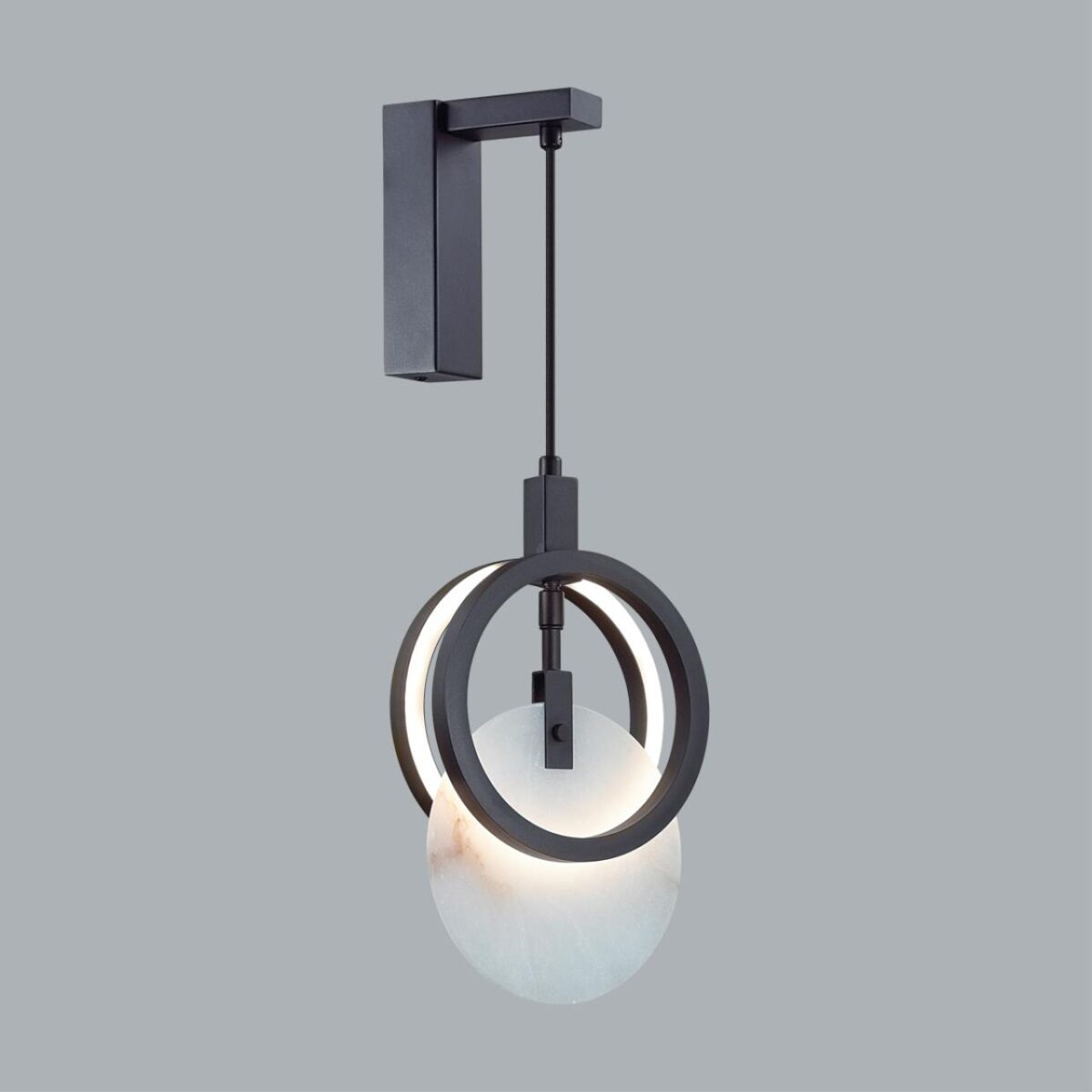5422/17WL HIGHTECH ODL_EX25 083 черный/металл/алебастр Настенный светильник LED 17W 3000K 986Лм MERCURY — изображение 5