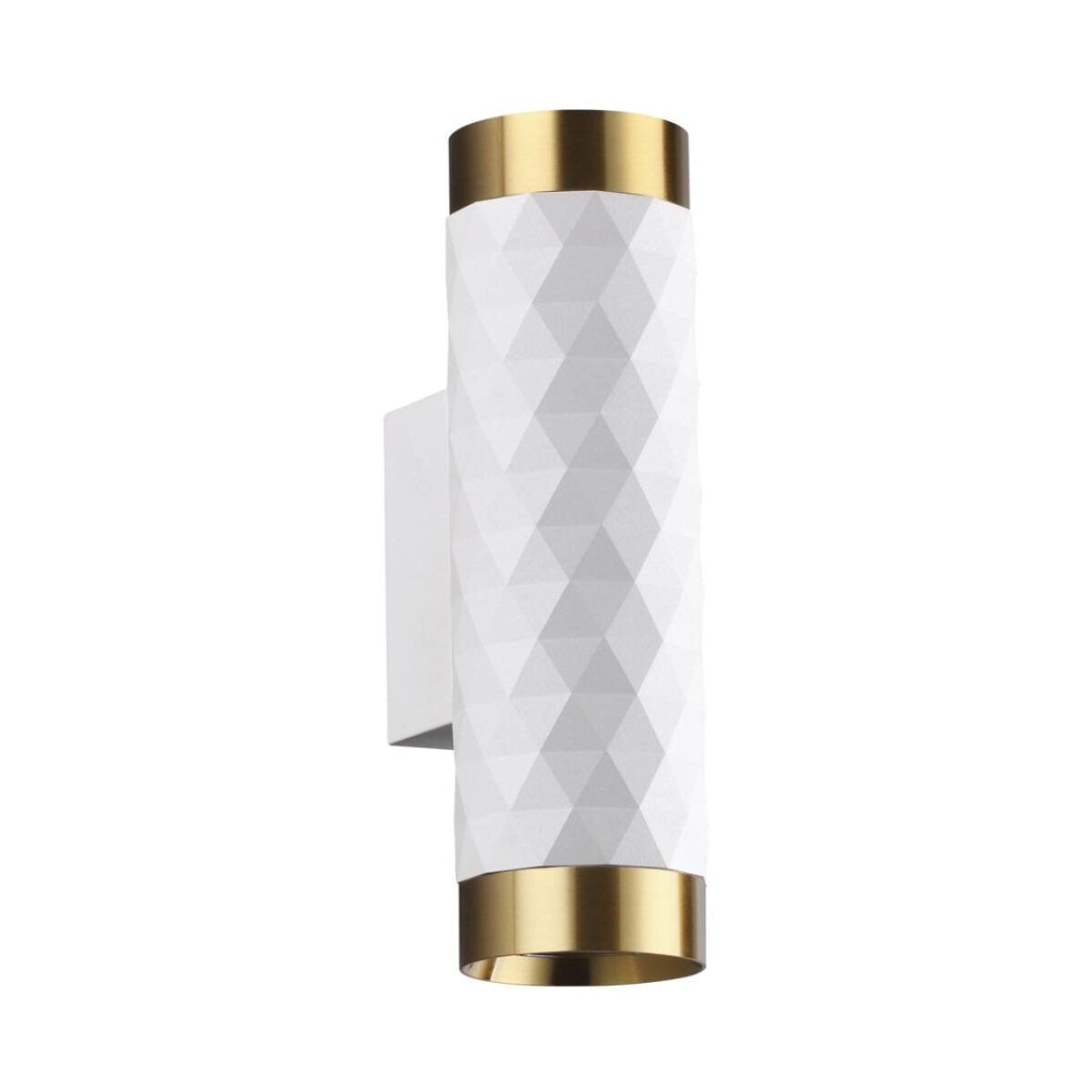 4286/2W HIGHTECH ODL22 000 белый/золотистый/металл Настенный светильник IP20 LED GU10 max 2*10W AD ASTRUM — изображение 1
