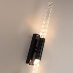 5459/5WL L-VISION ODL_EX26 041 черный глянцевый/прозрачн./металл/стекло Настенный светильник LED 5W (2*2.5W) 3000K 207Лм KOLOS — изображение 6