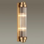 4821/2W WALLI ODL21 467 бронзовый/прозрачный Настенный светильник E14 2*40W LORDI — изображение 4