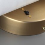 6674/12WL L-VISION ODL24 198 Настенный светильник латунь/металл/алебастр IP20 LED 12W 540Лм 3000K/4000K MARBELLA — изображение 5