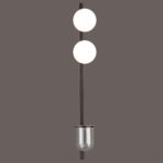 4681/2WA WALLI ODL20 463 черный/белый Настенный светильник E14 2*40W 220V FLOWER — изображение 4