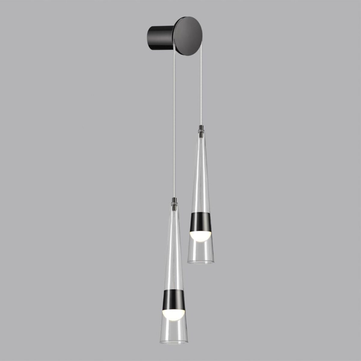 5044/24WL L-VISION ODL24 000 глянц.темн.хром/прозрачный/металл/стекло Бра LED 24W 3000K 2536Лм LUMP — изображение 4