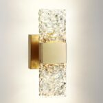 4364/5WL HIGHTECH ODL23 433 матовое золото/металл/стекло Настенный св-к IP20 LED 10W 612Лм 3000K RICCI — изображение 2