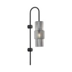 5016/1W MODERN ODL23 405 черный/дымчатый металл/стекло Бра E14 1*40W PIMPA — изображение 3