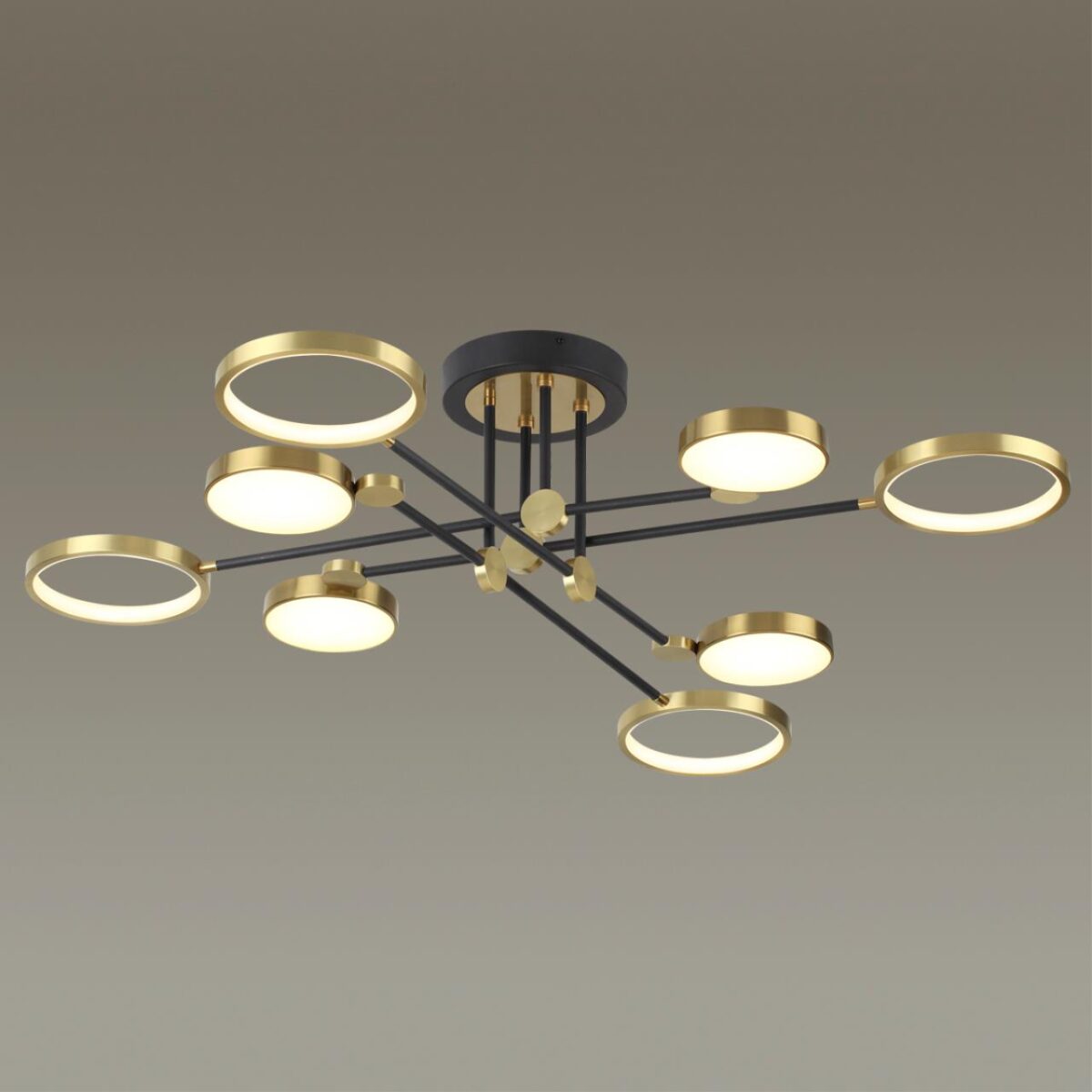 4320/75CL MIDCENT ODL22 305 металл/черный с бронзой Потолочный светильник IP20 LED 65W 2677Лм DENZEL — изображение 4