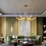 6639/16WL HIGHTECH ODL24 227 металл/античная бронза/белые бусы из акрила Настенный светильник IP20 LED 16W 3500K 220V MONELLA — изображение 2