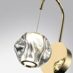 5085/5WL L-VISION ODL25 563 золото/прозрачный/металл/акрил Бра LED 5W 4000K 240Лм JEMSTONE — изображение 5