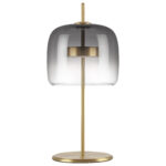 804918 Настольная лампа CUPOLA LED 9W 450LM ЗОЛОТО/ДЫМЧАТЫЙ 3000K