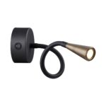 4289/3WL HIGHTECH ODL22 475 черный с античн.бронзой Настенный светильник с выкл. IP20 LED 3W 265Лм 3000K ODDS — изображение 2