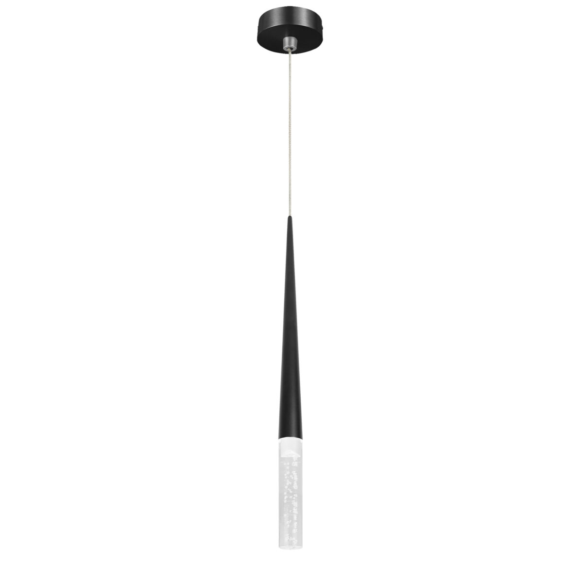 807007-3 Подвес PUNTO MINI с декоративной насадкой (цилиндр) (807007+807000-3) LED 4W 282LM 24G ЧЕРНЫЙ 3CCT 3000/4000/6000K — изображение 1
