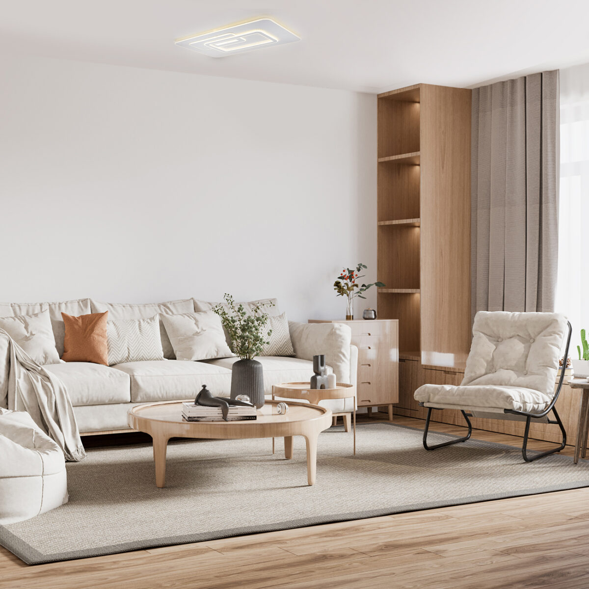 Escada 10294/3 LED*182W White — изображение 7