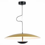 utsenka-SL6502.213.01 Светильник подвесной ST-Luce Золотистый,Черный/Золотистый LED 1*40W 3000K АРМОНИКО