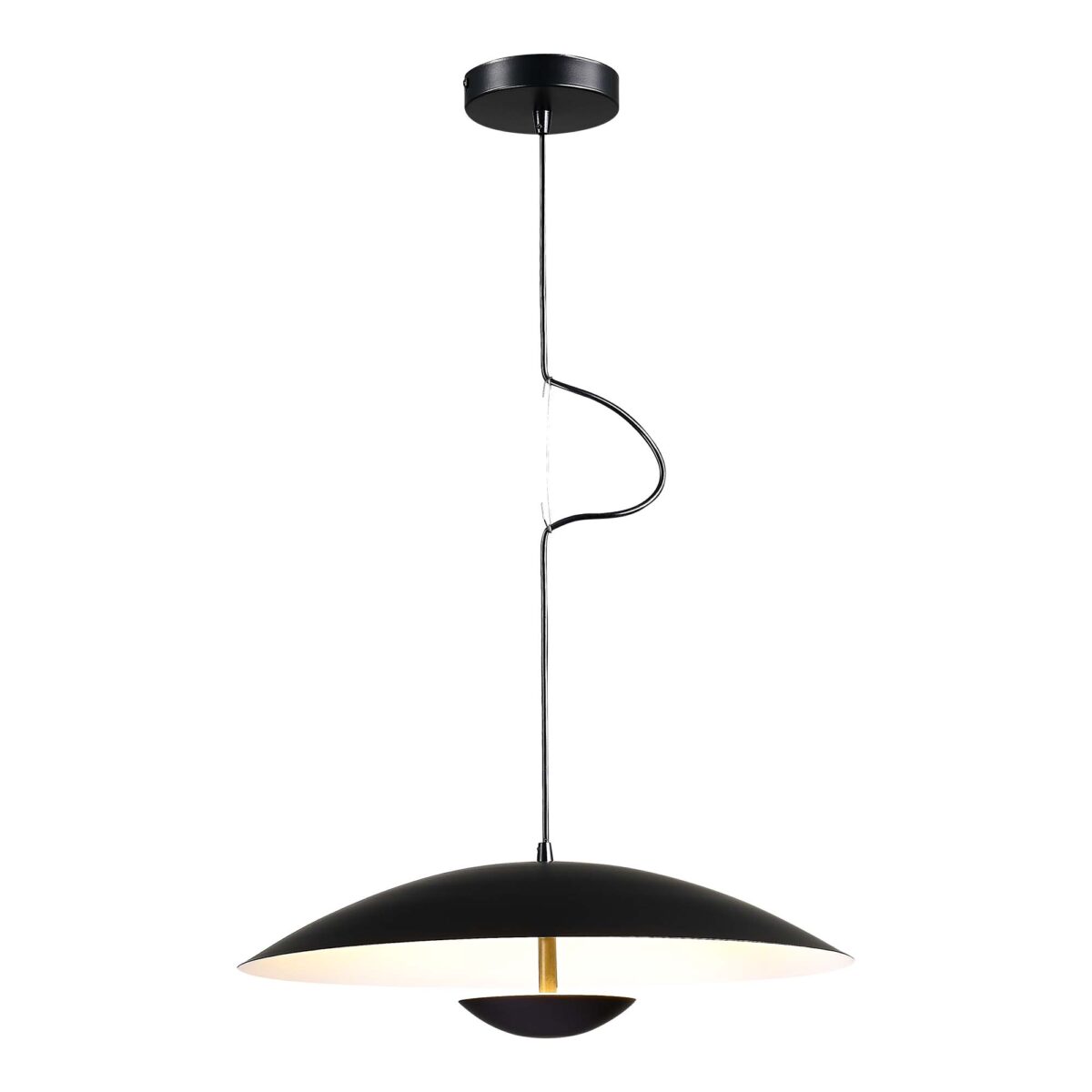 utsenka-SL6502.403.01 Светильник подвесной ST-Luce Черный/Черный, Белый LED 1*35W 3000K АРМОНИКО — изображение 1