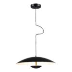 utsenka-SL6502.403.01 Светильник подвесной ST-Luce Черный/Черный, Белый LED 1*35W 3000K АРМОНИКО