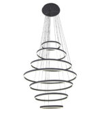 08537,19(4000K) Люстра димм. Тор черный Led 284W