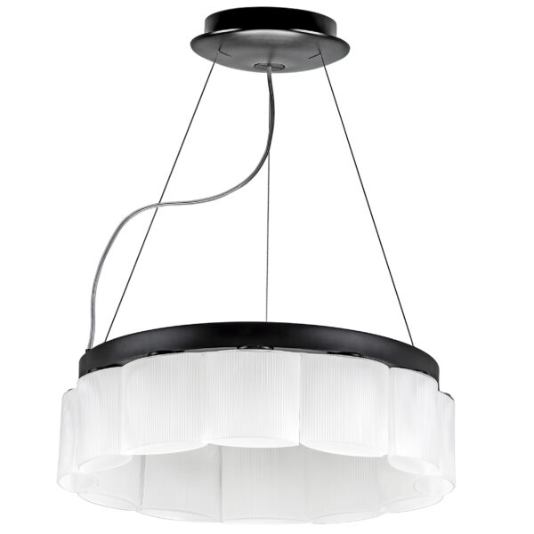 812126 Люстра NIBBLER 12х6W(Led) G9 ЧЕРНЫЙ/БЕЛЫЙ
