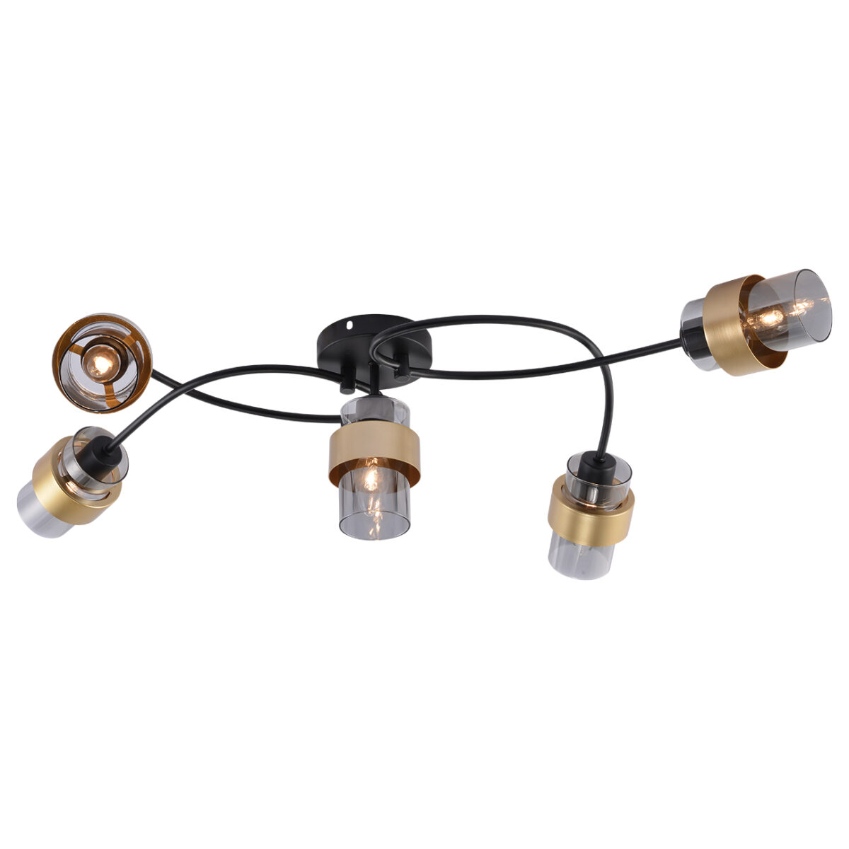Escada 1139/5P E14*40W Black/Gold — изображение 1