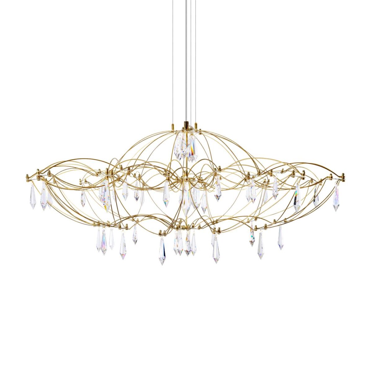 10586/900 Gold Asfour Подвесной светильник LOFT IT Mira — изображение 3