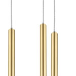 L5T747243 Люстра TUBO LED 25W 1600LM 25G ЗОЛОТО 4000K (574723+747243 (5шт) — изображение 4