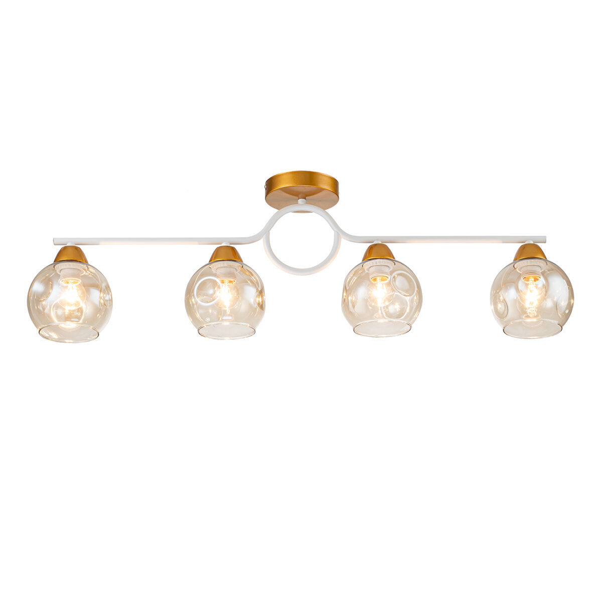 Escada 1100/4P E27*60W Gold/White — изображение 1