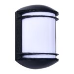 SL076.401.01 Светильник уличный настенный ST-Luce Черный/Белый E27 1*60W AGIO — изображение 2