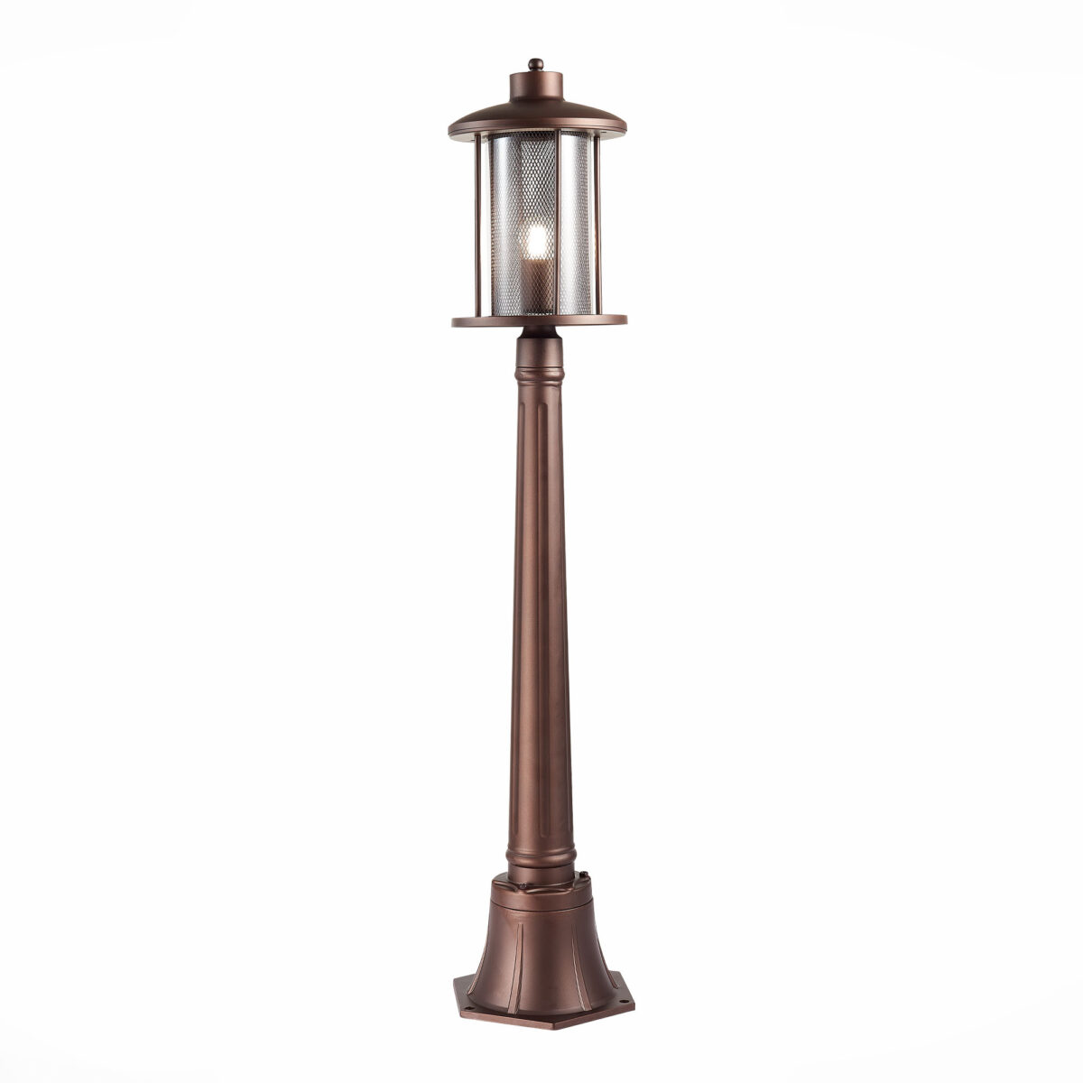 SL080.415.01_01W SL080.415.01 Светильник уличный наземный ST-Luce Темный кофе/Прозрачный, Темный кофе E27 1*60W LASTERO — изображение 1