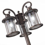 SL080.425.03 Светильник уличный наземный ST-Luce Темный кофе/Прозрачный, Темный кофе E27 3*100W LASTERO — изображение 4